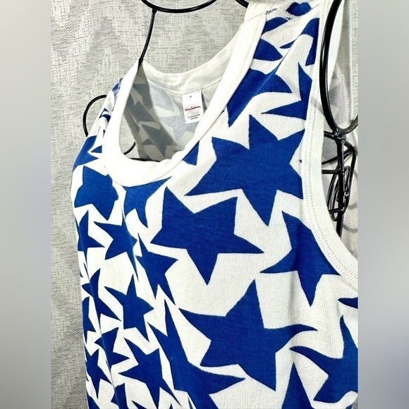 Hanna Andersson blue Star 100% organic cotton tank size M - Picture 7 of 8